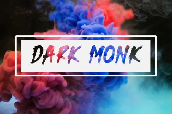 Dark Monk Font - Featured Image