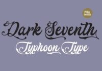 Dark Seventh Font - Featured Image