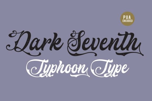Dark Seventh Font - Featured Image