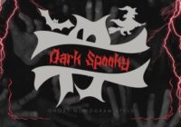 Dark Spooky Monogram Font - Featured Image