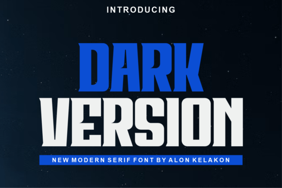 Dark Version Font - Featured Image