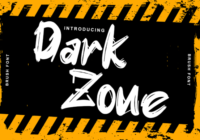 Dark Zone Font - Featured Image