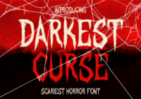 Darkest Curse Font - Featured Image