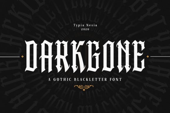 Darkgone Font - Featured Image