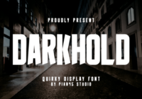 Darkhold Font - Featured Image