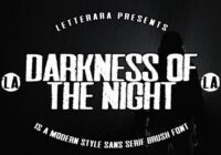 Darkness of the Night Font - Featured Image