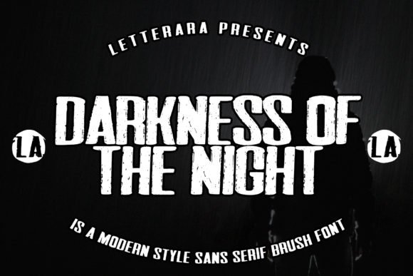 Darkness of the Night Font - Featured Image