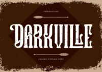 Darkville Font - Featured Image