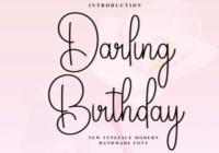 Darling Birthday Font - Featured Image
