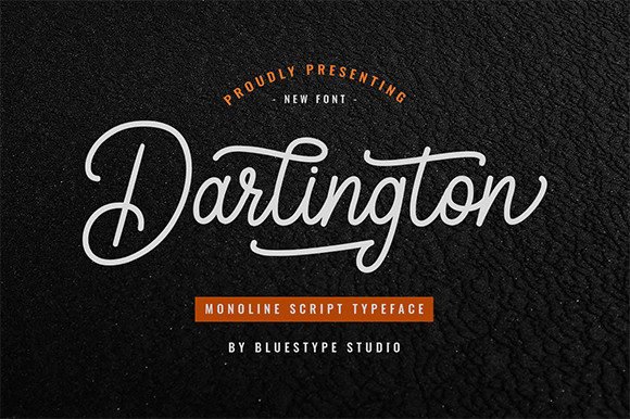 Darlington Font - Featured Image