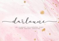 Darloune Font - Featured Image