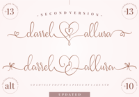 Darrel Allura Second Font - Featured Image