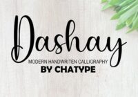 Dashay Font - Featured Image
