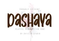 Dashaya Font - Featured Image