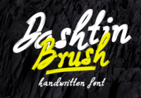 Dashtin Brush Font - Featured Image