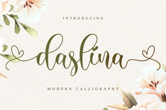 Daslina Font - Featured Image
