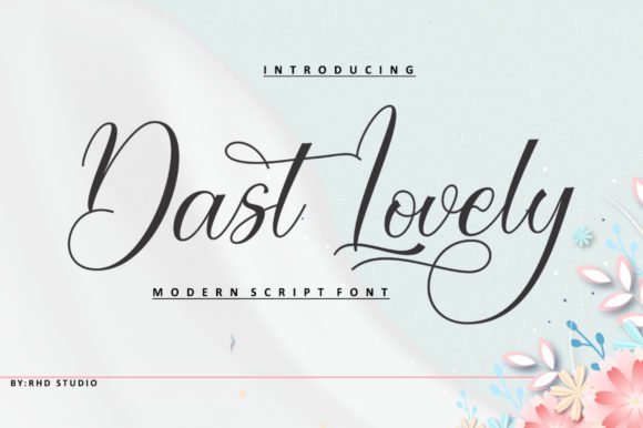 Dast Lovely Font - Featured Image