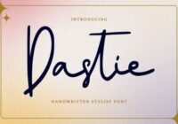 Dastie Font - Featured Image
