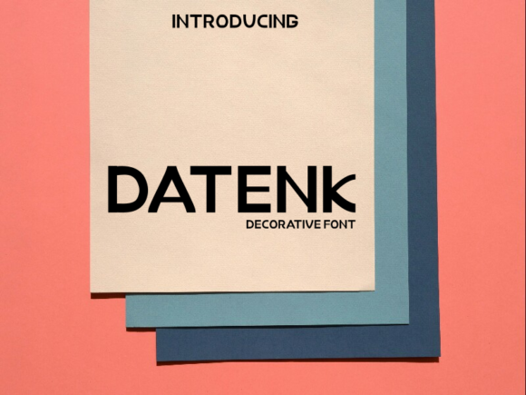 Datenk Font - Featured Image