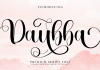 Daubba Font - Featured Image