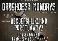 Daughoest Mondays Font - Featured Image
