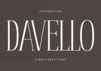 Davello Font - Featured Image