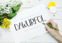Dawurfol Font - Featured Image