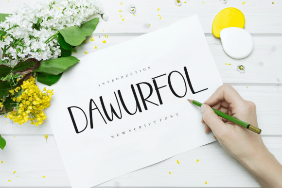 Dawurfol Font - Featured Image