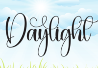 Daylight Font Font - Featured Image