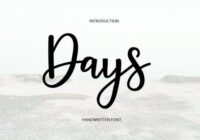 Days Font - Featured Image