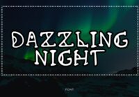 Dazzling Night Font - Featured Image