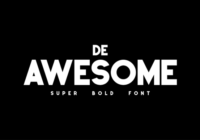 De Awesome Font - Featured Image