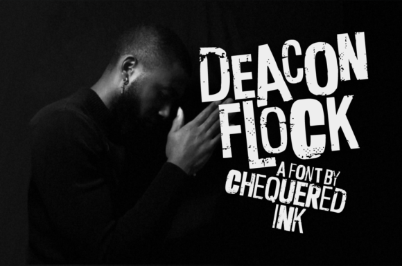 Deacon Flock Font - Featured Image