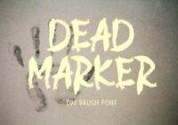 Dead Marker Font - Featured Image