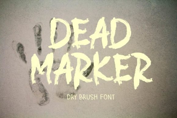 Dead Marker Font - Featured Image
