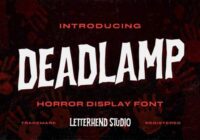 Deadlamp Font - Featured Image