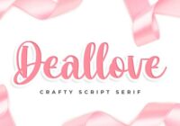 Deallove Font - Featured Image