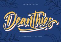 Deanthies Font - Featured Image