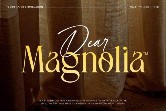 Dear Magnolia Font - Featured Image