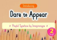 Dear to Appear Font - Featured Image