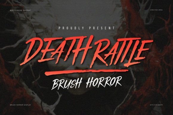 Death Rattle Font - Featured Image