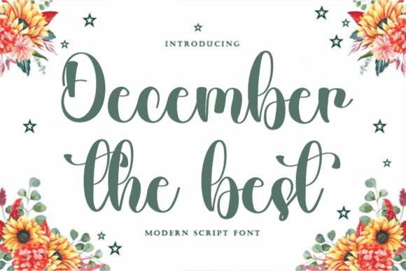 December Thebest Font - Featured Image