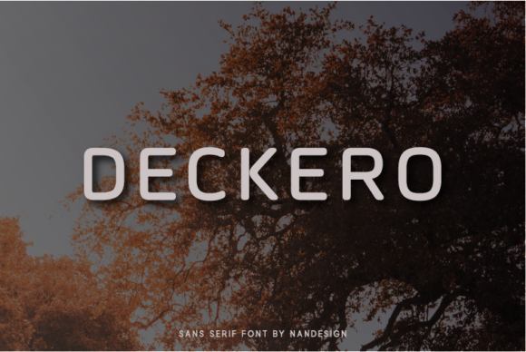 Deckero Font - Featured Image