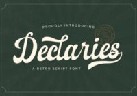 Declaries Font - Featured Image