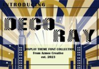Deco Ray Font - Featured Image