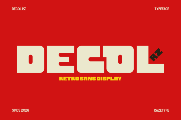 Decol Rz Font - Featured Image