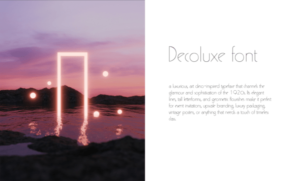 Decoluxe Font - Featured Image