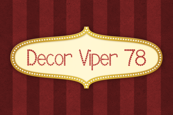 Decor Viper 78 Font - Featured Image