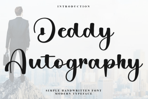 Deddy Autography Font - Featured Image