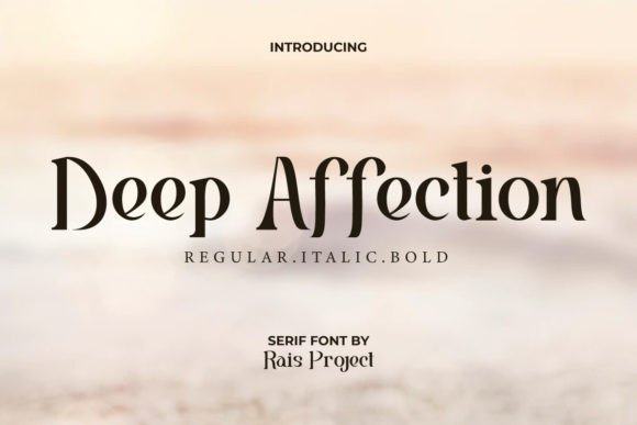 Deep Affection Font - Featured Image
